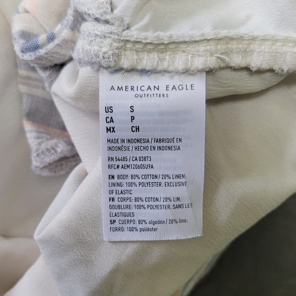 AE ~ Smocked Cross-Back Mini Dress - Picture 5 of 5